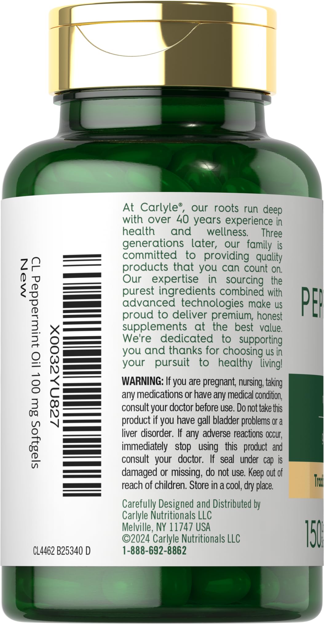 Etiqueta Carlyle revela pureza y calidad de los ingredientes