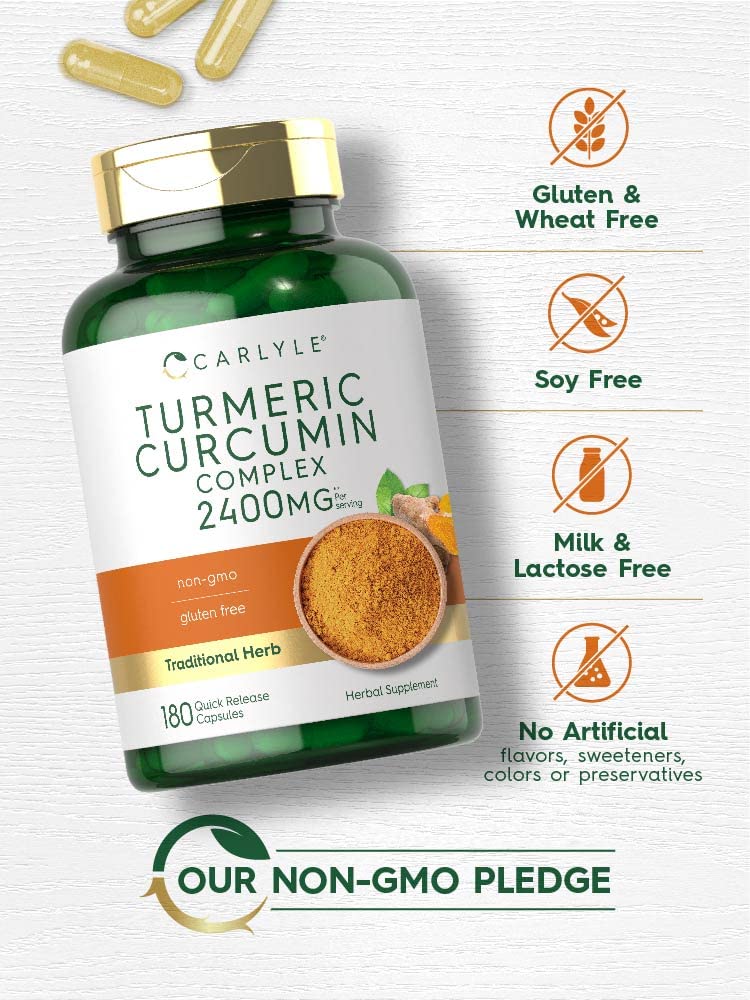 Etiqueta Carlyle indica libre de gluten y OGM para tranquilidad.