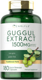 Carlyle Guggul Extract: capsulas en botella para apoyo diario al bienestar.