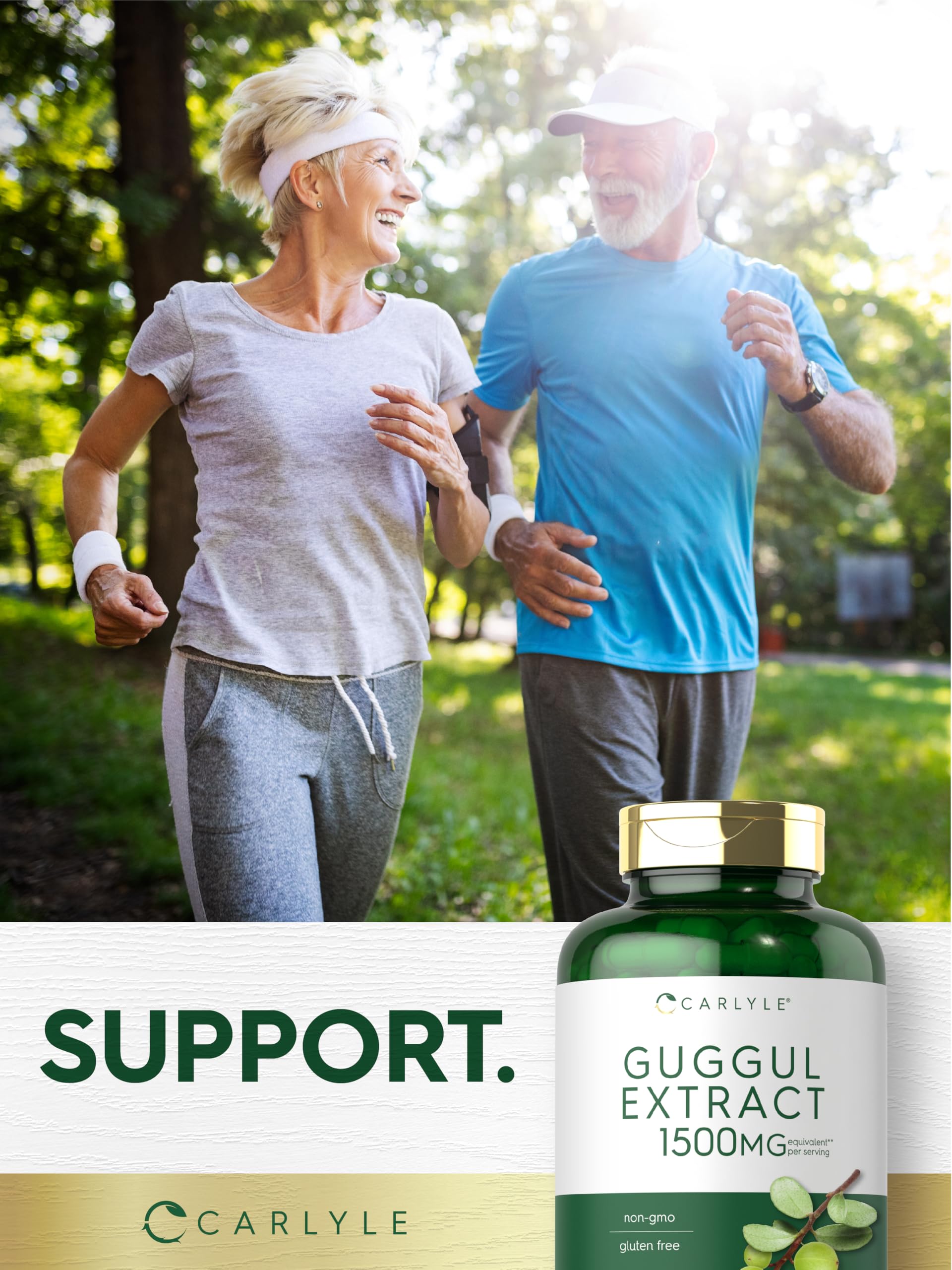 Carlyle Guggul Extract: etiqueta sin gluten para dietas.
