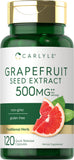 Carlyle Extracto de Semilla de Pomelo en botella, apto para uso diario.