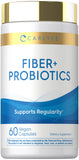 Carlyle Fibra-Probiotico cápsulas: soporte diario para la digestión y bienestar intestinal.