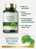 Cápsulas Carlyle Ginkgo Biloba en envase vegetariano y sin gluten.