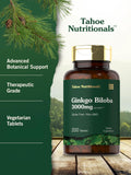 Frente del envase Carlyle Ginkgo Biloba con marca y detalles