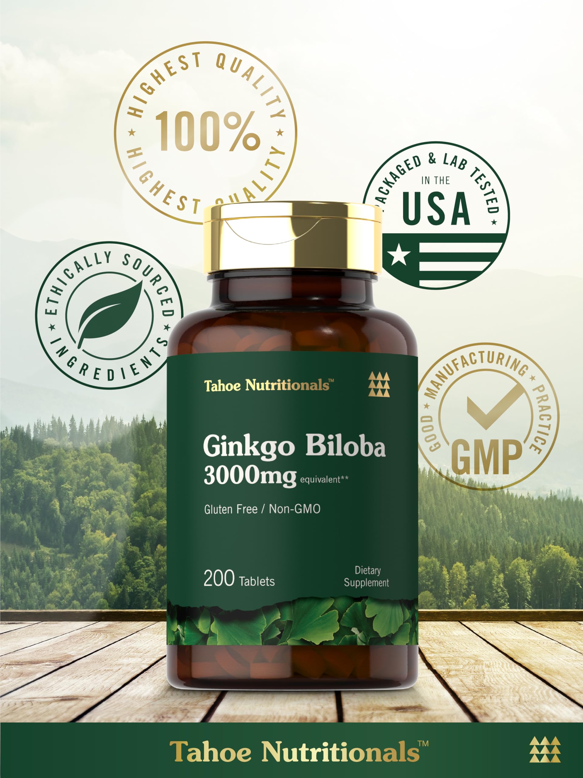 Prueba de calidad de Tahoe Nutritionals para Carlyle Ginkgo Biloba
