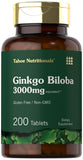 Carlyle Ginkgo Biloba: tabletas vegetarianas de alta potencia para uso diario