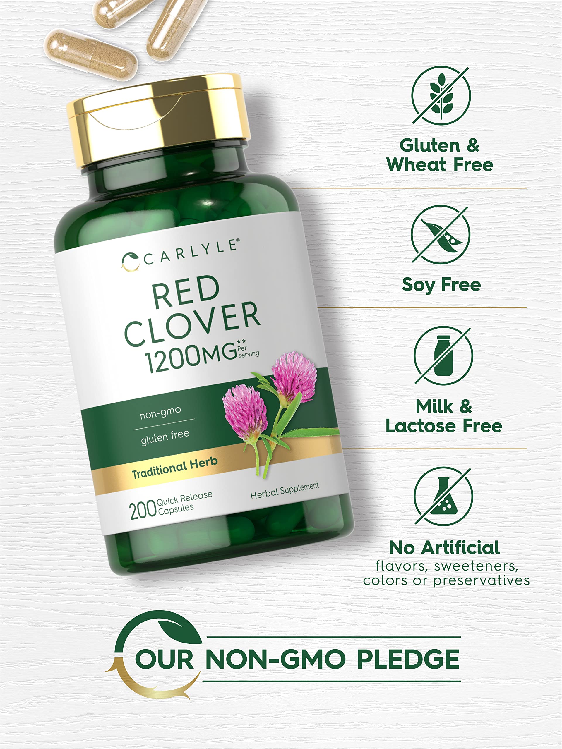 Raíces y flores de trébol rojo, fuente natural de antioxidantes