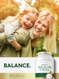 Carlyle Inulina Orgánica: etiqueta vegana y libre de gluten