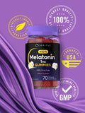 Gomitas Carlyle Kids Melatonin, pruebas de laboratorio, calidad superior para tu rutina familiar.