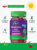 Carlyle melatonina para niños, sabor fruta, fórmula no transgénica para dormir mejor.