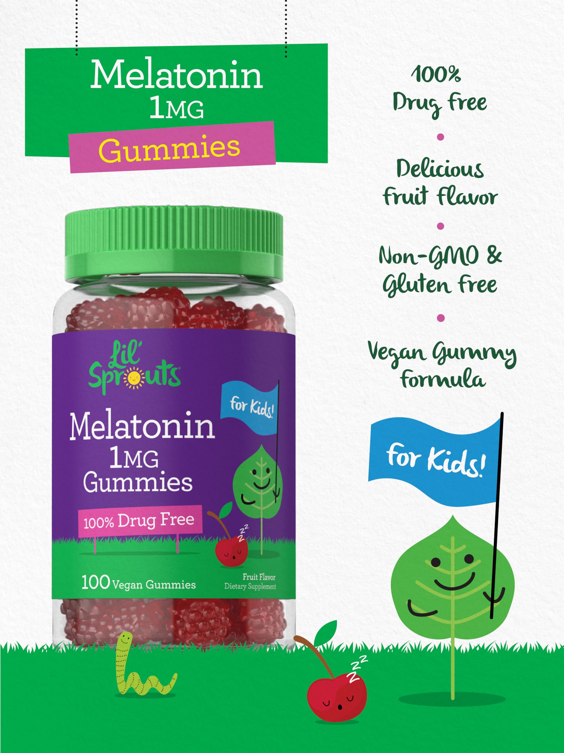 Carlyle gomitas veganas de melatonina, sin gluten, ideal para dormir sin complicaciones.