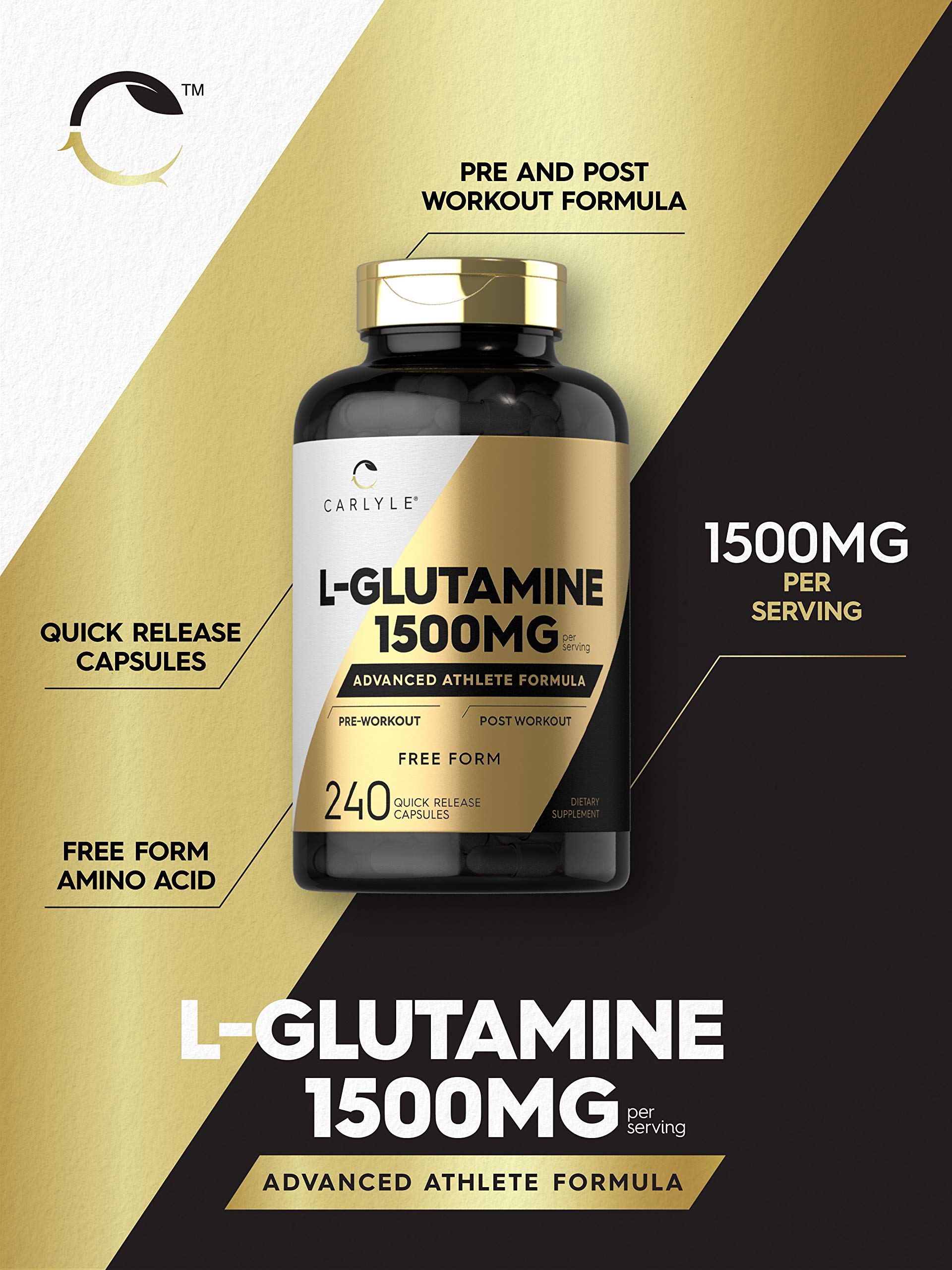 Dosis de 1.500 mg por porción para pre y post entrenamiento