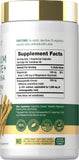 Carlyle glicinato de magnesio con ashwagandha, etiqueta de ingredientes para tranquilidad y apoyo metabólico.