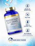 Dosis de 200 mg de Carlyle Magnesium Glycinate para dosificación clara.