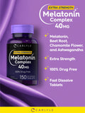 Carlyle Melatonina 40mg apta para dietas sin gluten