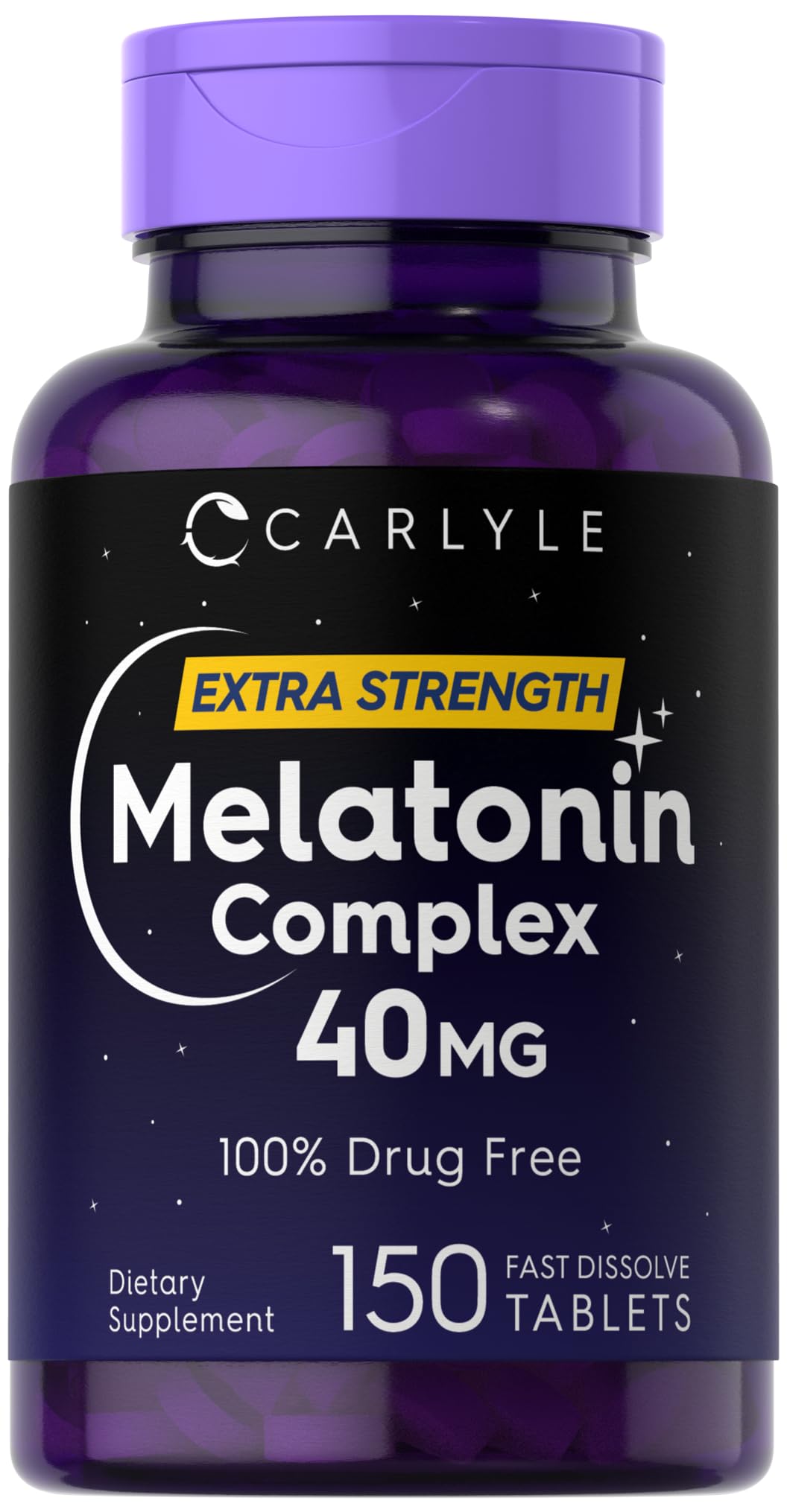 Carlyle Melatonina 40mg tableta disolucion rapida para dormir mejor