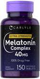Carlyle Melatonina 40mg tableta disolucion rapida para dormir mejor