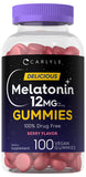 Empaque de Carlyle Melatonina 12 mg para dormir mejor