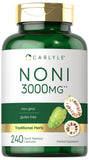 Carlyle Noni – botella de cápsulas para consumo diario cómodo
