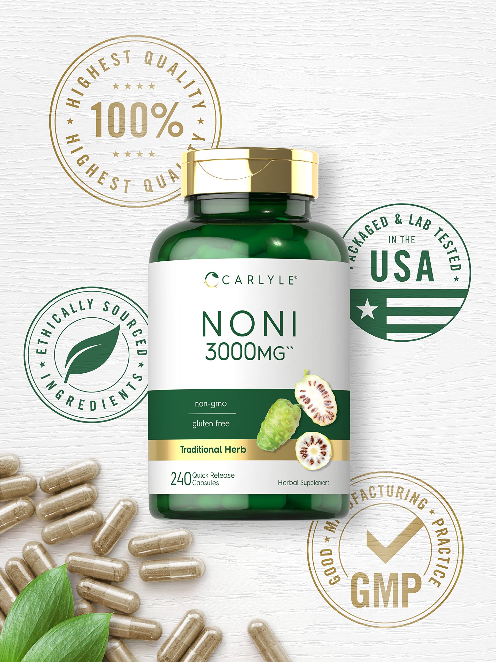 Carlyle Noni – icono sin gluten para uso diario