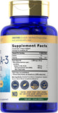 Carlyle Omega-3 DHA de algas cápsula blanda, fuente vegetal de omega-3