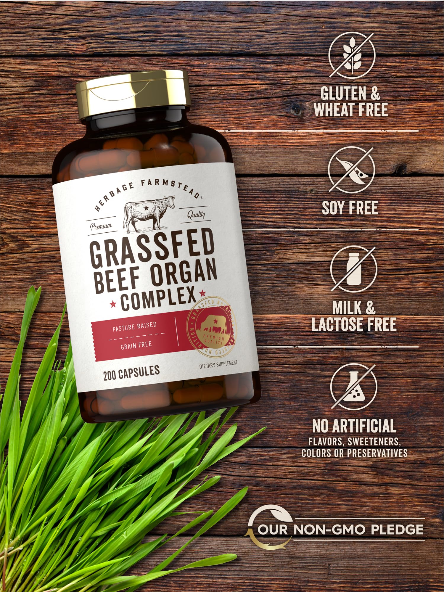 Carlyle Organos bovinos, sin gluten, apto para dietas sin gluten.