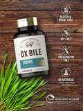 Carlyle Ox Bile etiqueta-clara, ingredientes no GMO visibles