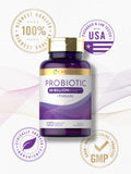 Cápsulas para uso diario con Carlyle Probiotics.