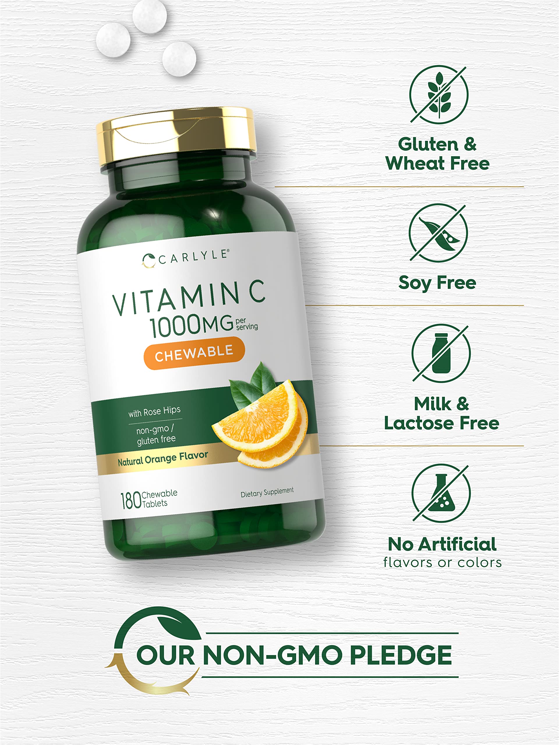 Proceso de laboratorio de Carlyle para Vitamina C masticable.