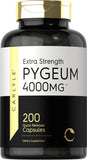 Botella de Carlyle Pygeum Africanum corteza para uso diario cómodo.