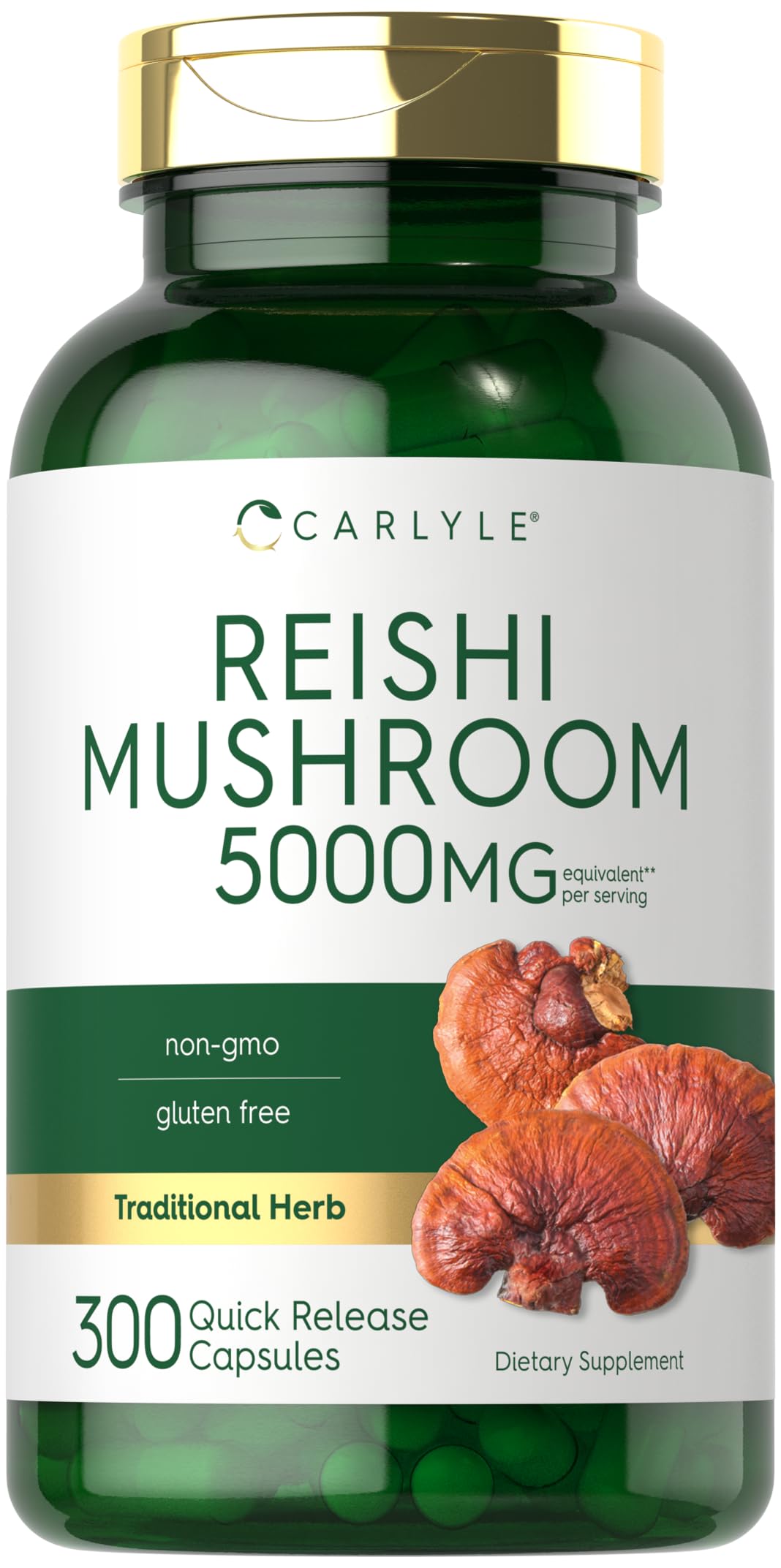 Carlyle Reishi cápsulas: suplemento natural para bienestar diario.