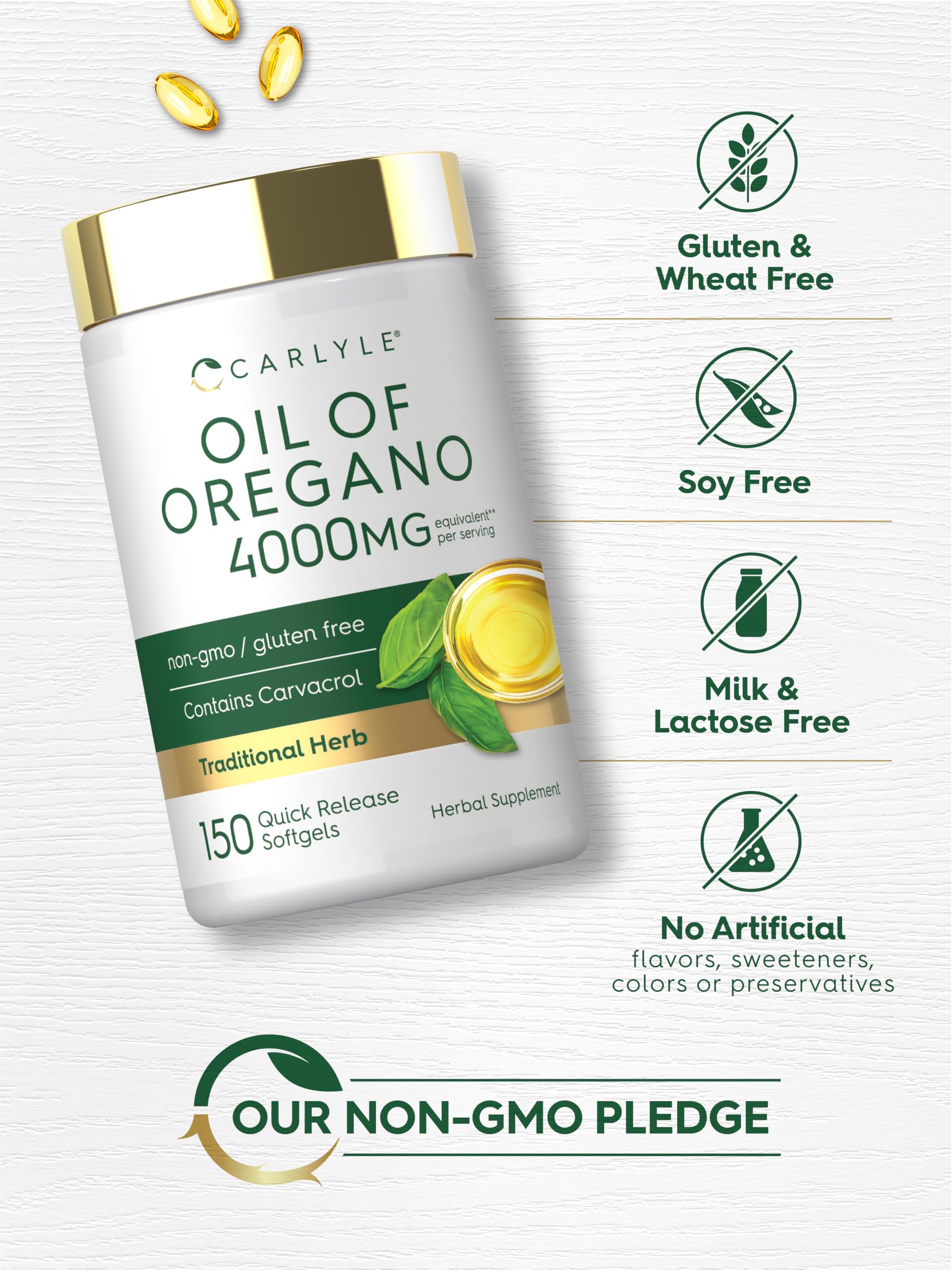 Producto Carlyle libre de gluten para dietas específicas.