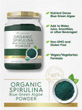 Mezcla Carlyle spirulina en batido verde nutritivo