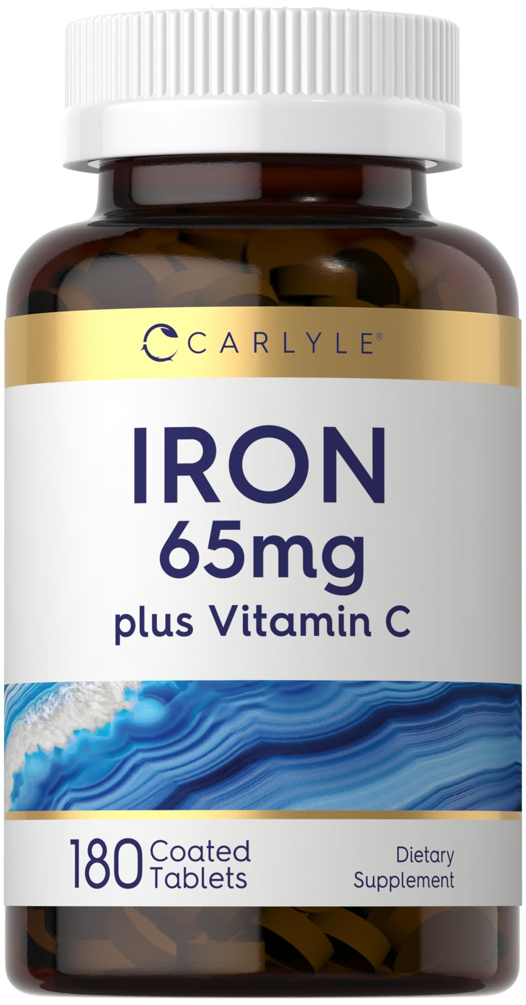 Carlyle Hierro 65 mg en tableta para uso diario y apoyo potencial de la ingesta de hierro