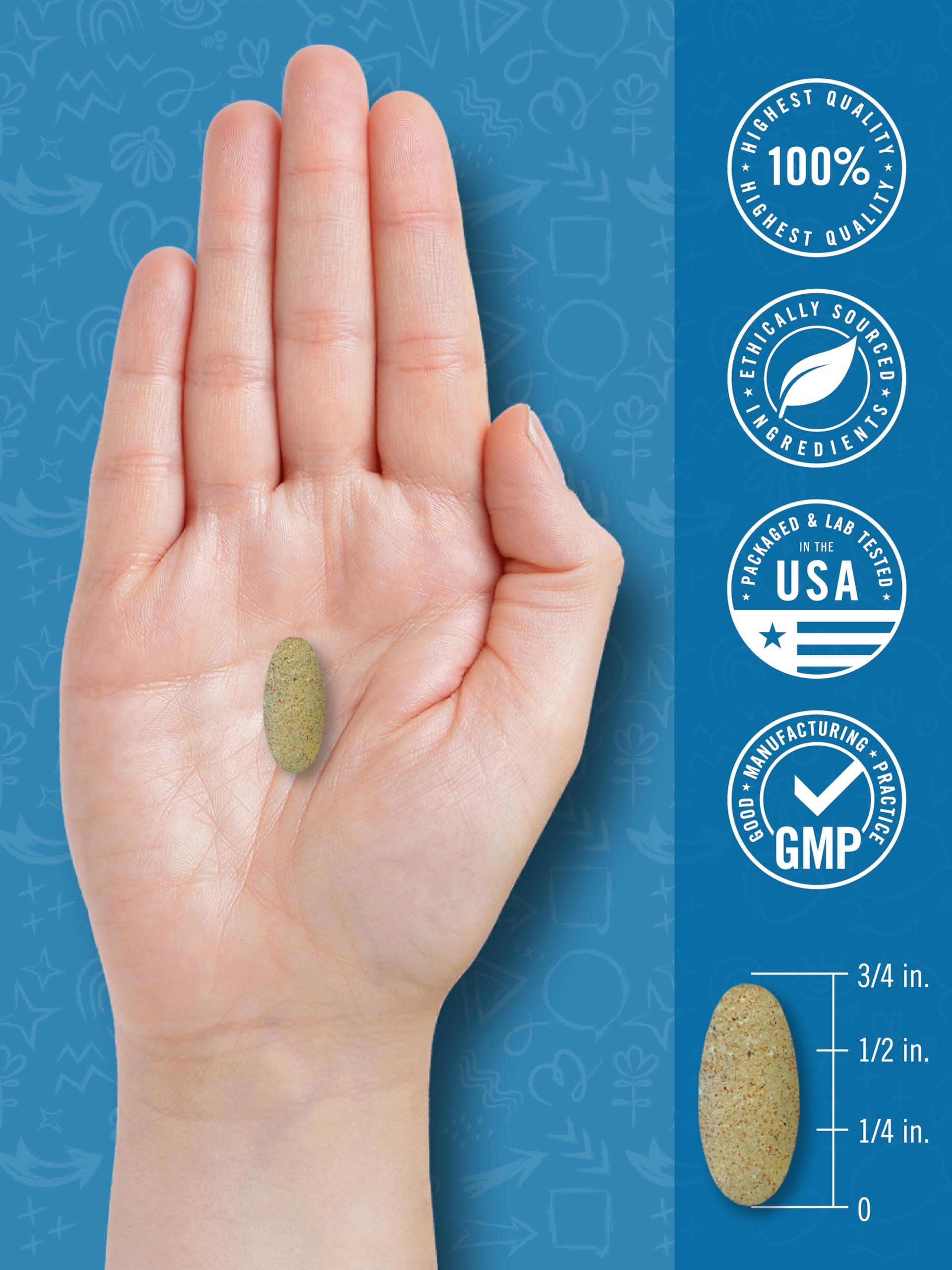 Carlyle Teen Multivitamin para adolescentes, apoyo para energía diaria.