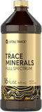 Carlyle Trace Minerals botella frontal con etiqueta clara para uso diario