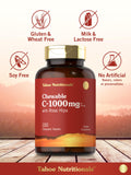 Carlyle Vitamina C masticables, sin leche ni lactosa para sensibilidad alimentaria