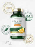 Vitamina C de Carlyle sin gluten y sin OGM para dietas específicas.