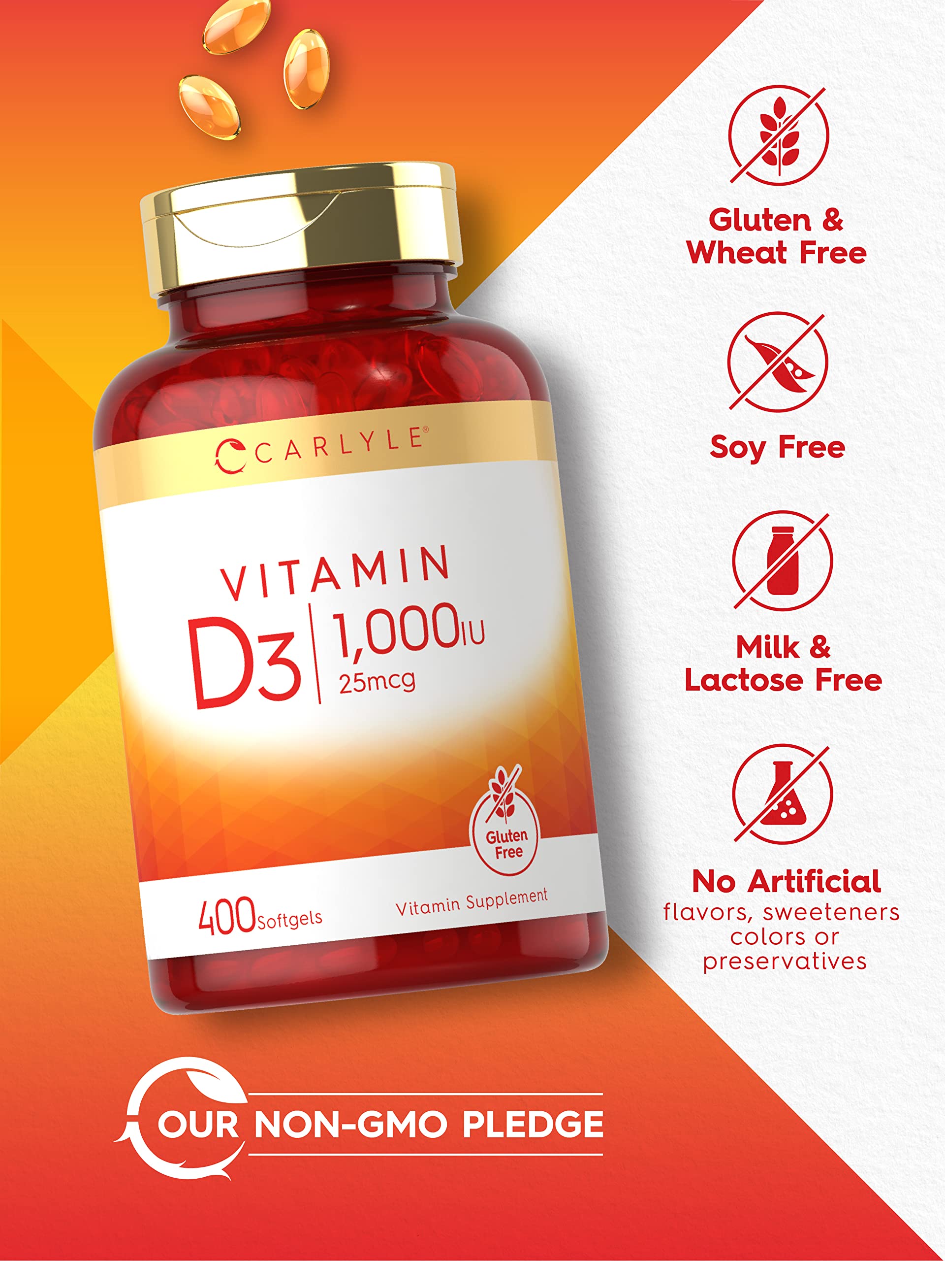 Pruebas de laboratorio respaldan la calidad de Carlyle Vitamina D3 1000 UI.