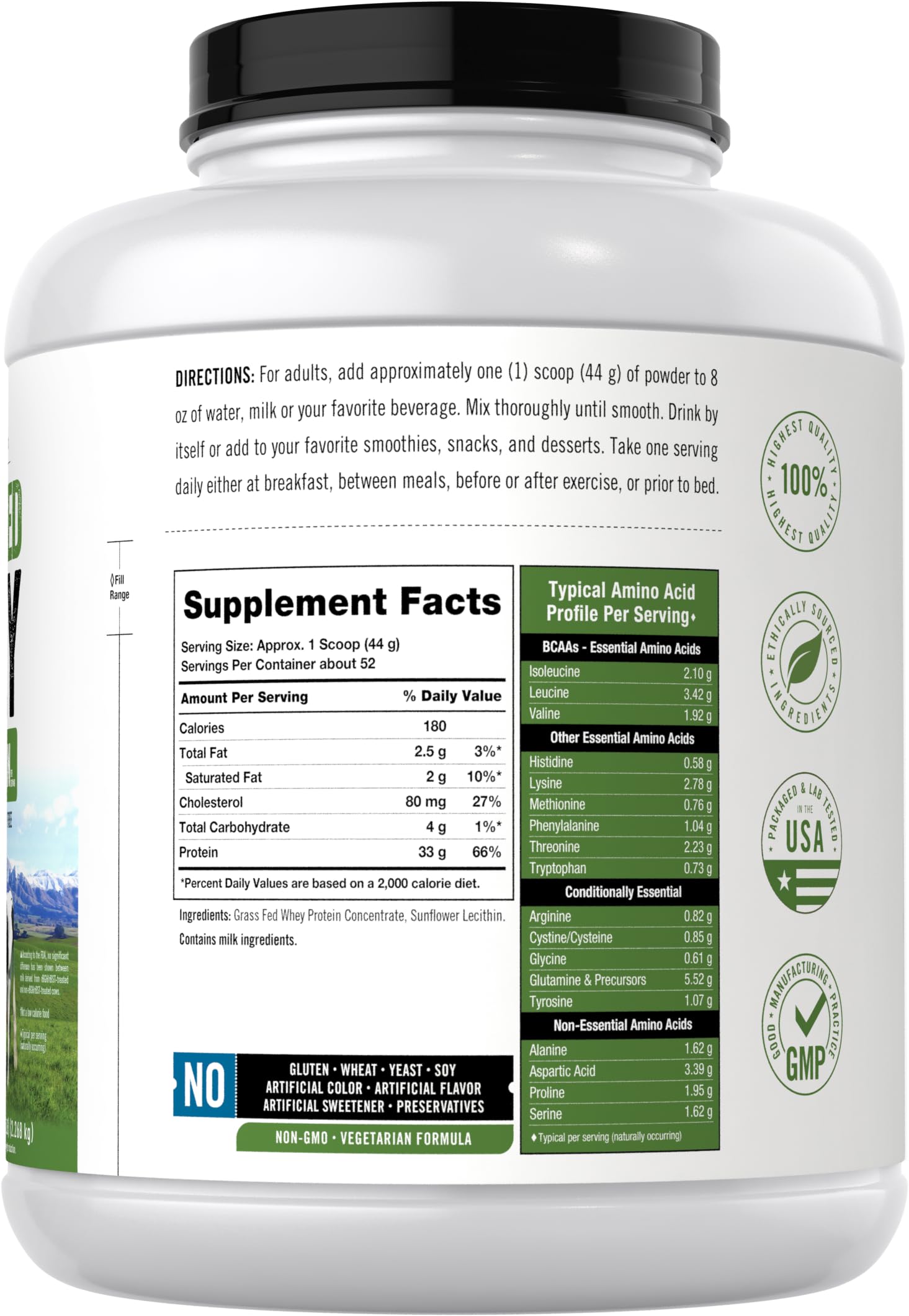 Carlyle proteina whey sin sabor en bote, mezcla suave para snacks saludables.