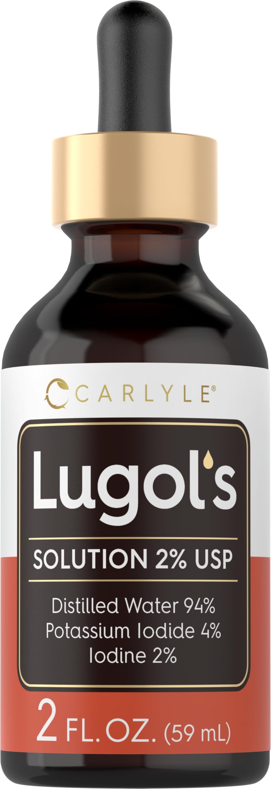 Carlyle Yodo Lugol: botella visible con solución fiable para uso puntual