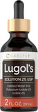 Carlyle Yodo Lugol: botella visible con solución fiable para uso puntual