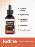 Carlyle yodo naciente, etiqueta detallada con información de ingredientes.
