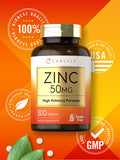 Carlyle Zinc 50 mg: dosis diaria sencilla para tu rutina.