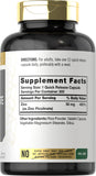 Envase de Carlyle Zinc Picolinate 50 mg con 300 cápsulas para consumo prolongado.