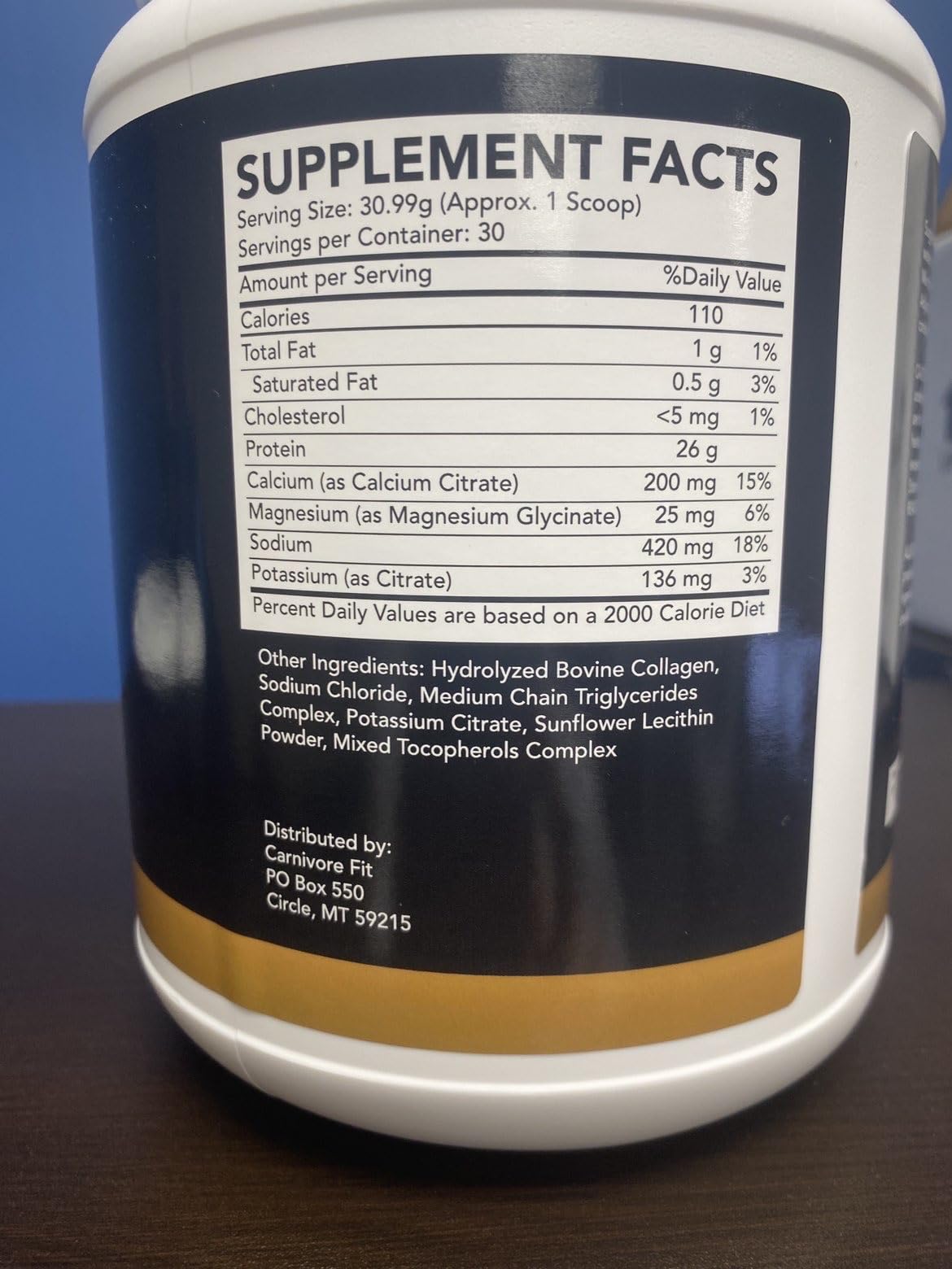 Carnivore Fit Proteína de Res en Polvo para cocinar comidas rápidas.