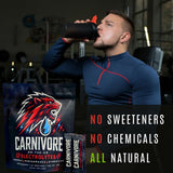 Carnivore On-The-Go Electrolytes: diseño portátil, fácil de llevar en cualquier lugar.
