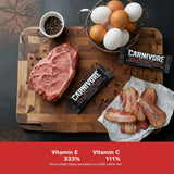 Carnivore On-The-Go Electrolytes: uso diario para mantener electrolitos durante la actividad física.