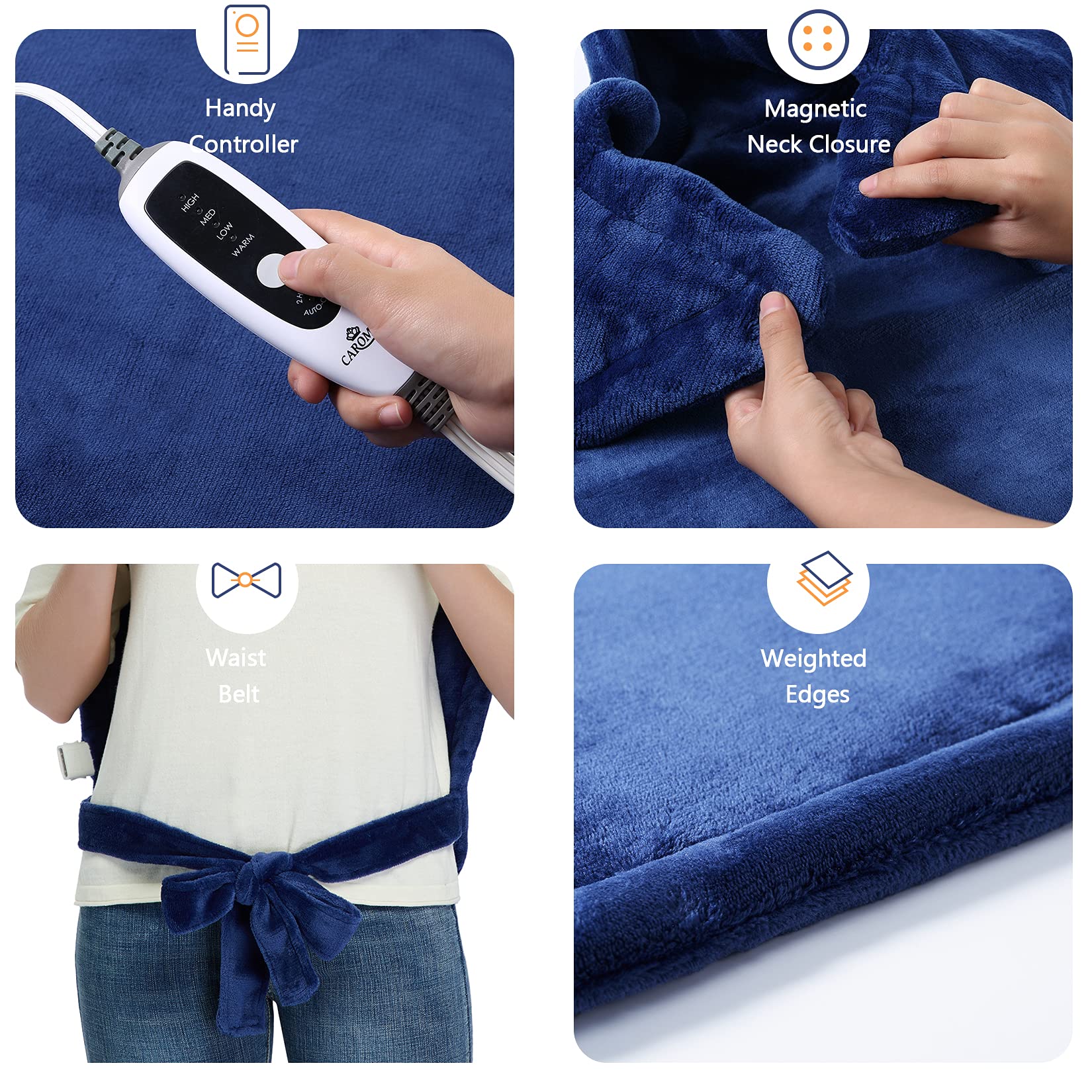 CAROMIO funda desmontable para lavado y higiene fáciles