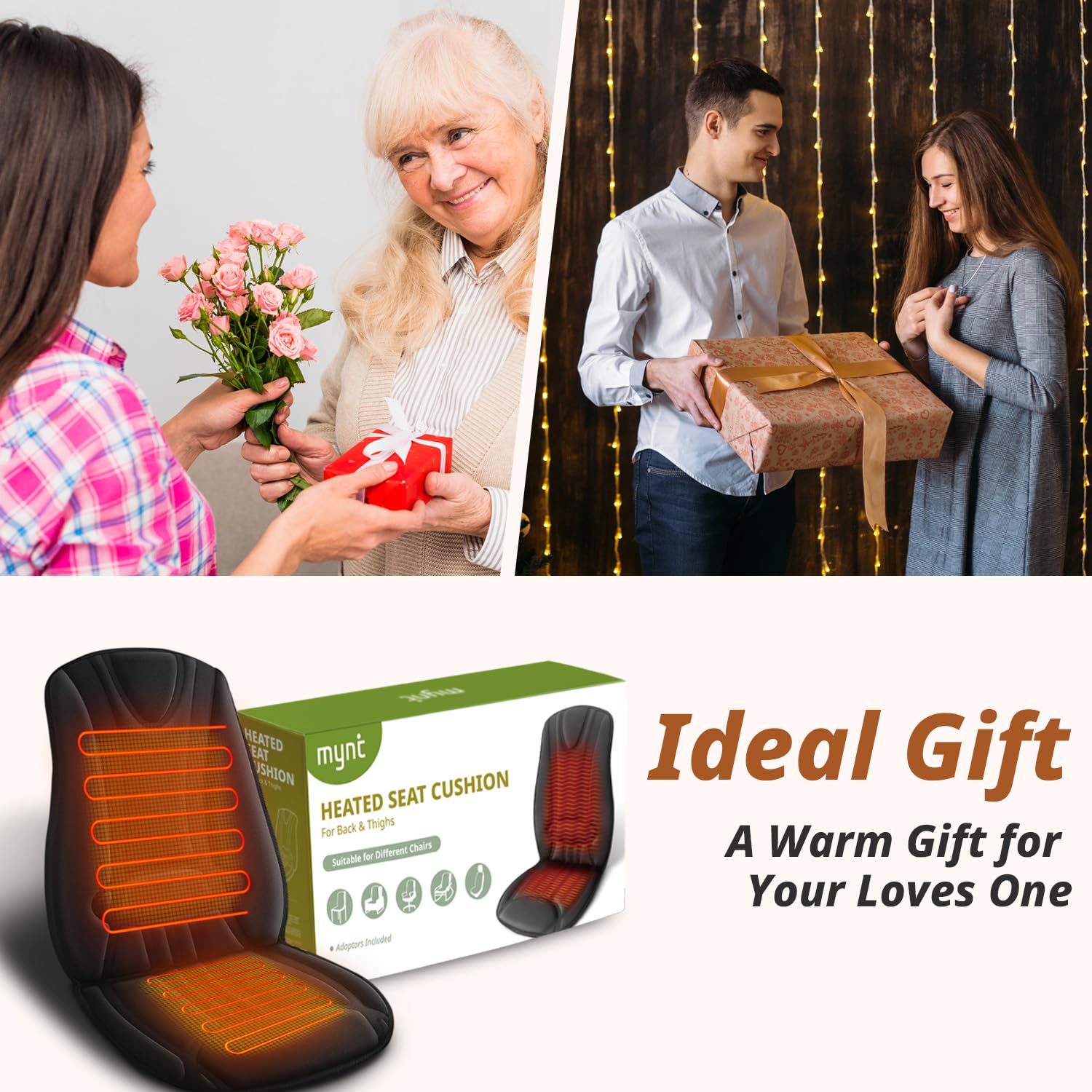 Regalo de invierno CARSHION: funda de calor para asiento para días fríos.